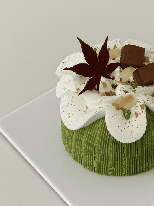 Matcha Blossom Cake