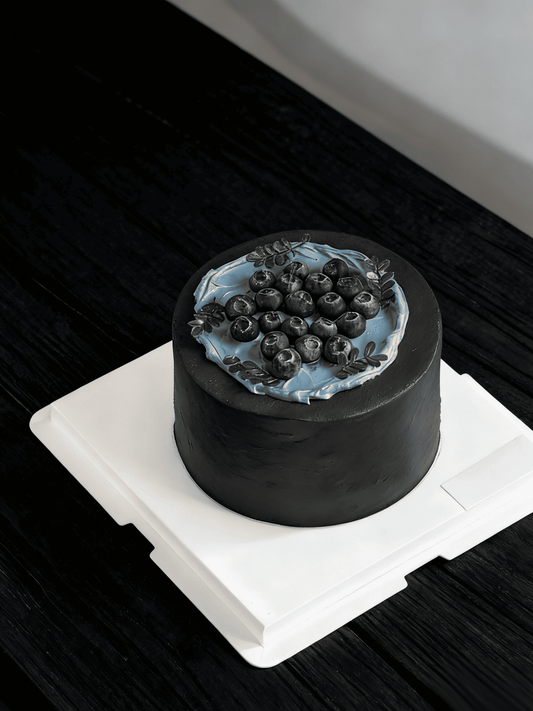 Minimalist Blueberry Cake