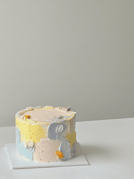 Color Summer Cake – Dopamine Cake with Cream Petals