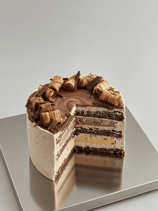 Banana Milk Chocolate Cake