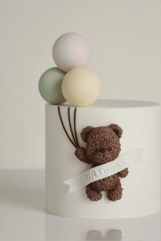Balloon Bear Cake