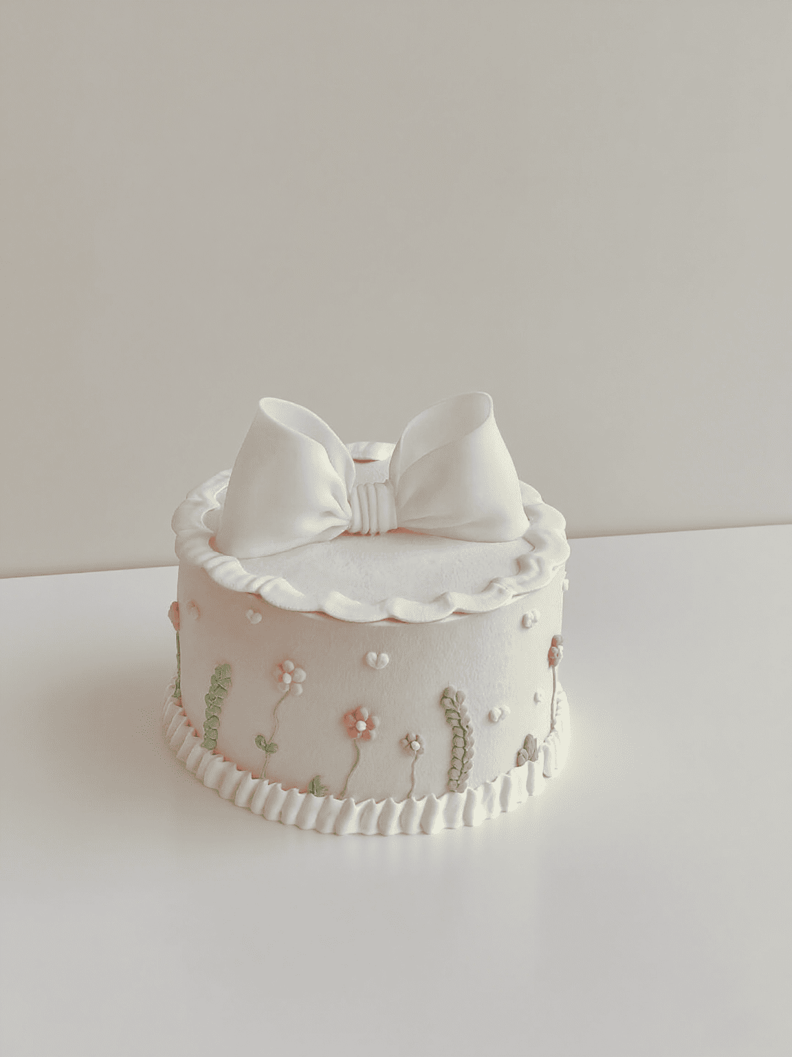Simple Bow Cake