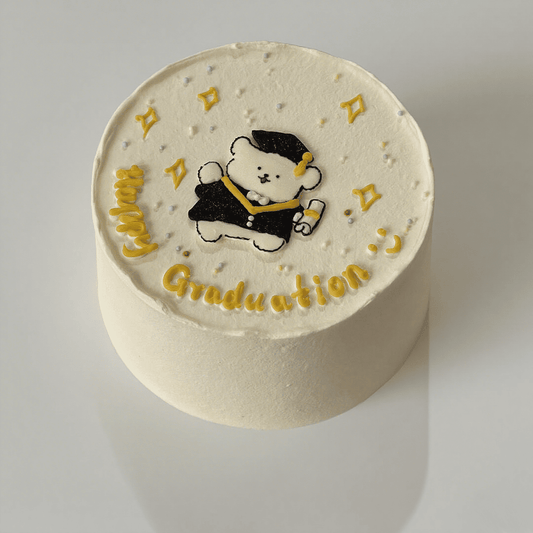 Cute Puppy Graduation Cake