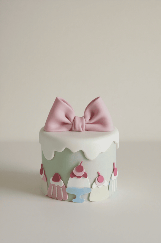 Cartoon Ribbon Cake