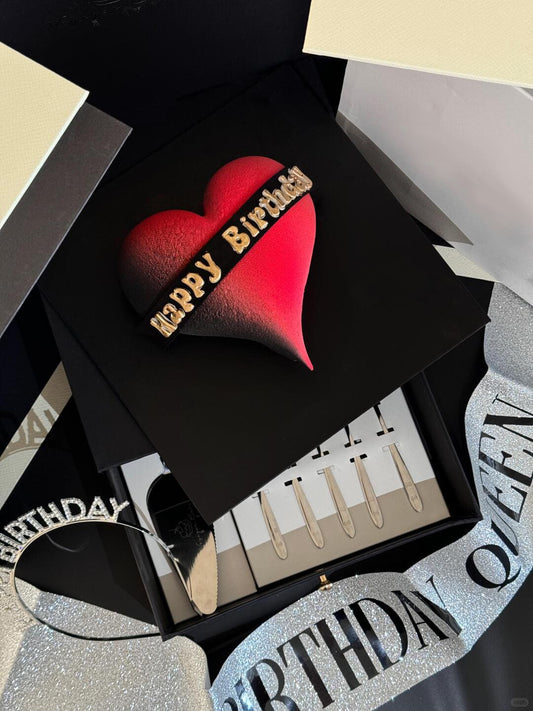 Velvet Heart Mousse Cake