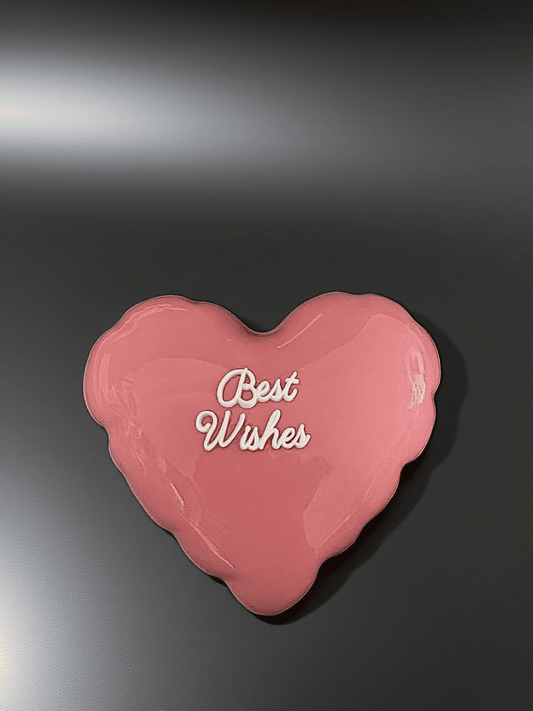 Pink Heart Mousse Cake