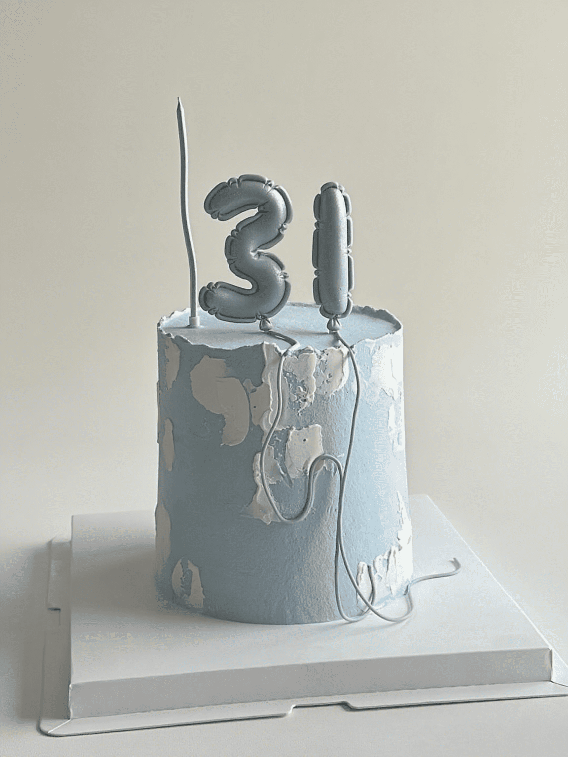 Sweet Balloon Number Cake