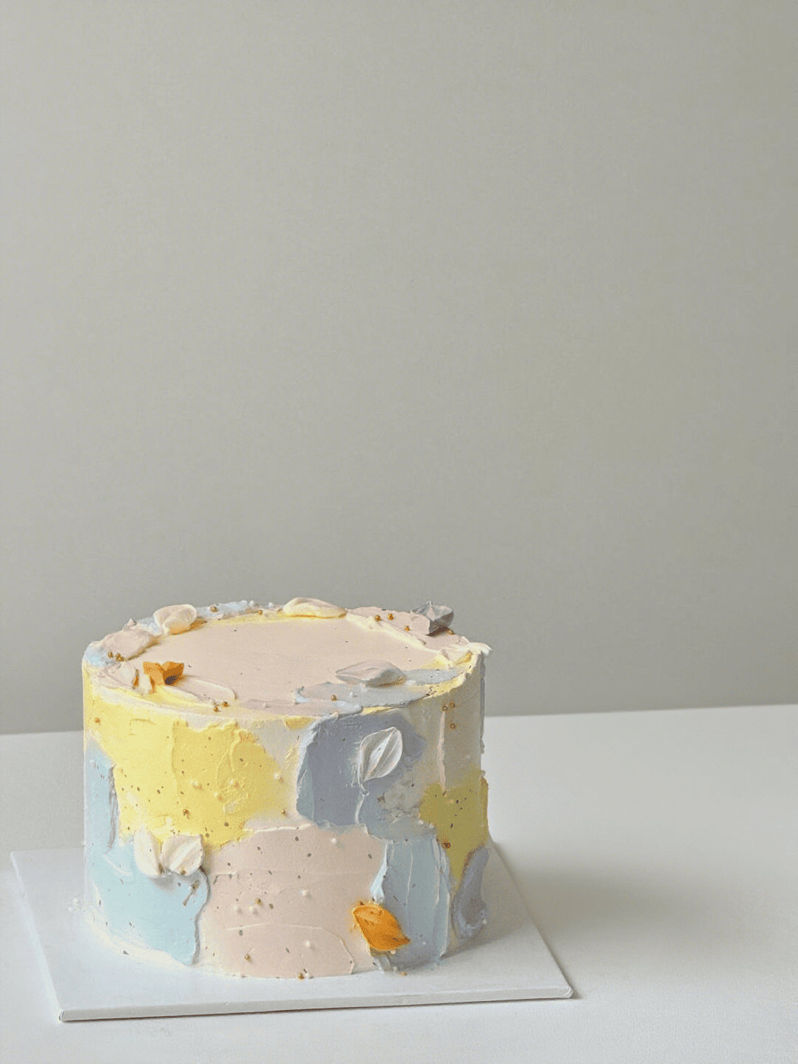 Color Summer Cake – Dopamine Cake with Cream Petals