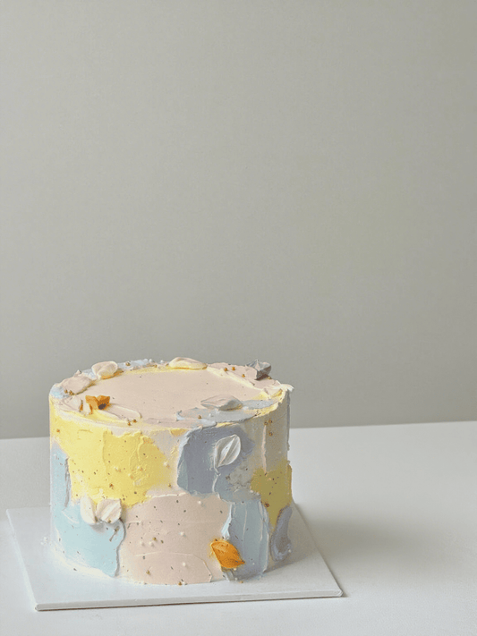 Color Summer Cake – Dopamine Cake with Cream Petals