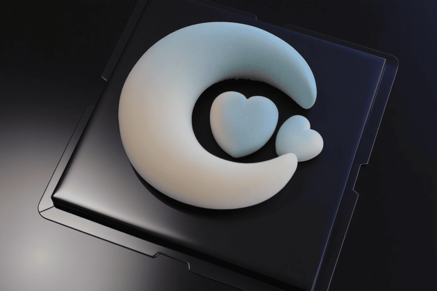 Crescent Love Mousse Cake