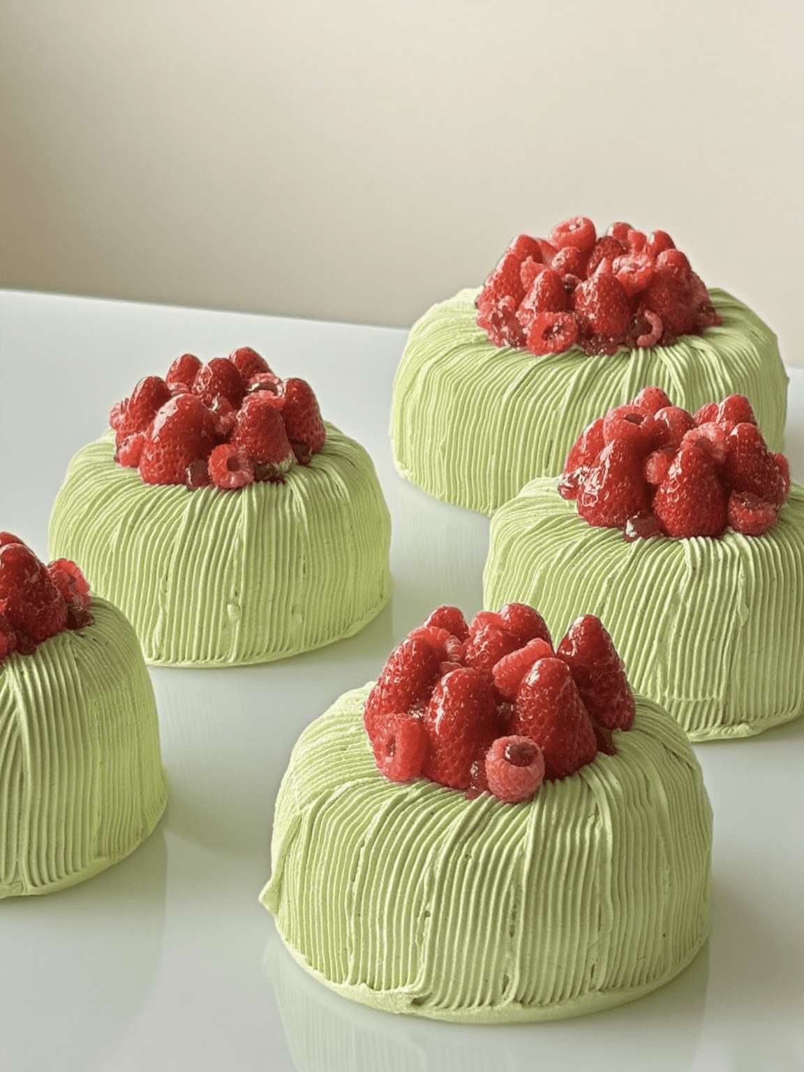 Pistachio Kiss——Pistachio Raspberry Cake