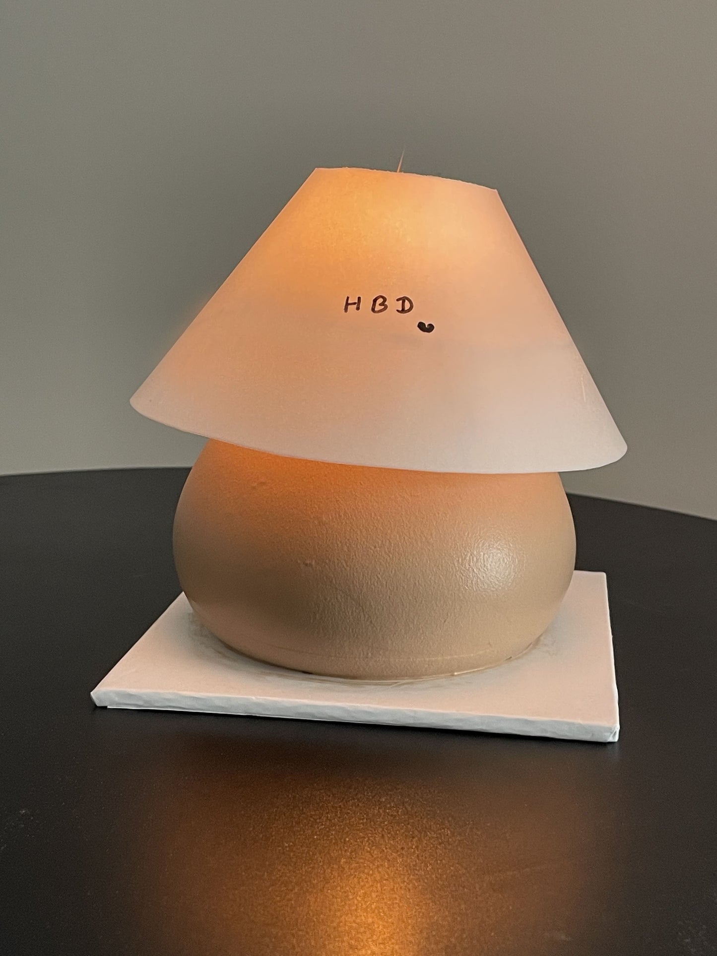 Lumière Lamp Cake