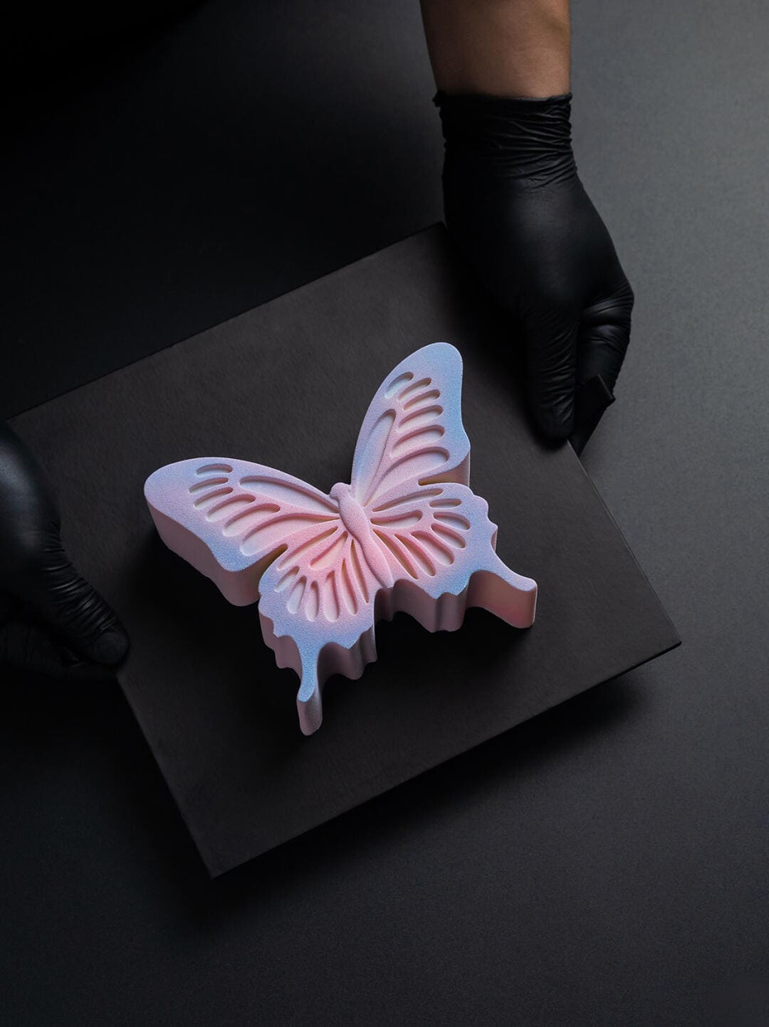 Gradient Butterfly Mousse Cake