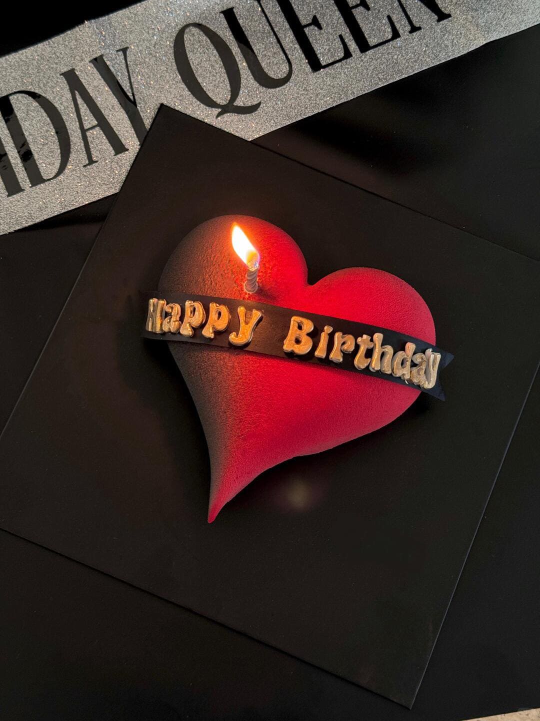 Velvet Heart Mousse Cake